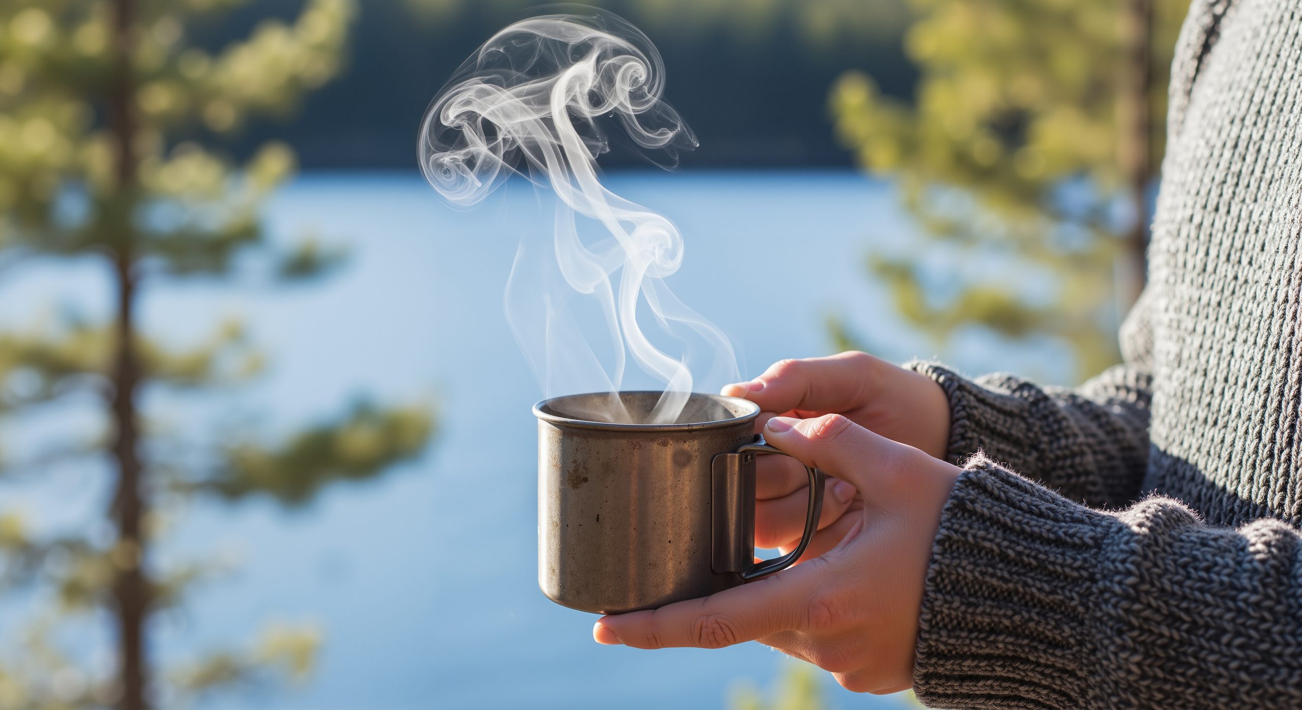 cold-plunge-recovery-with-a-steaming-hot-drink-in-a-metal-mug-by-a-serene-mountain-lake-in-winter