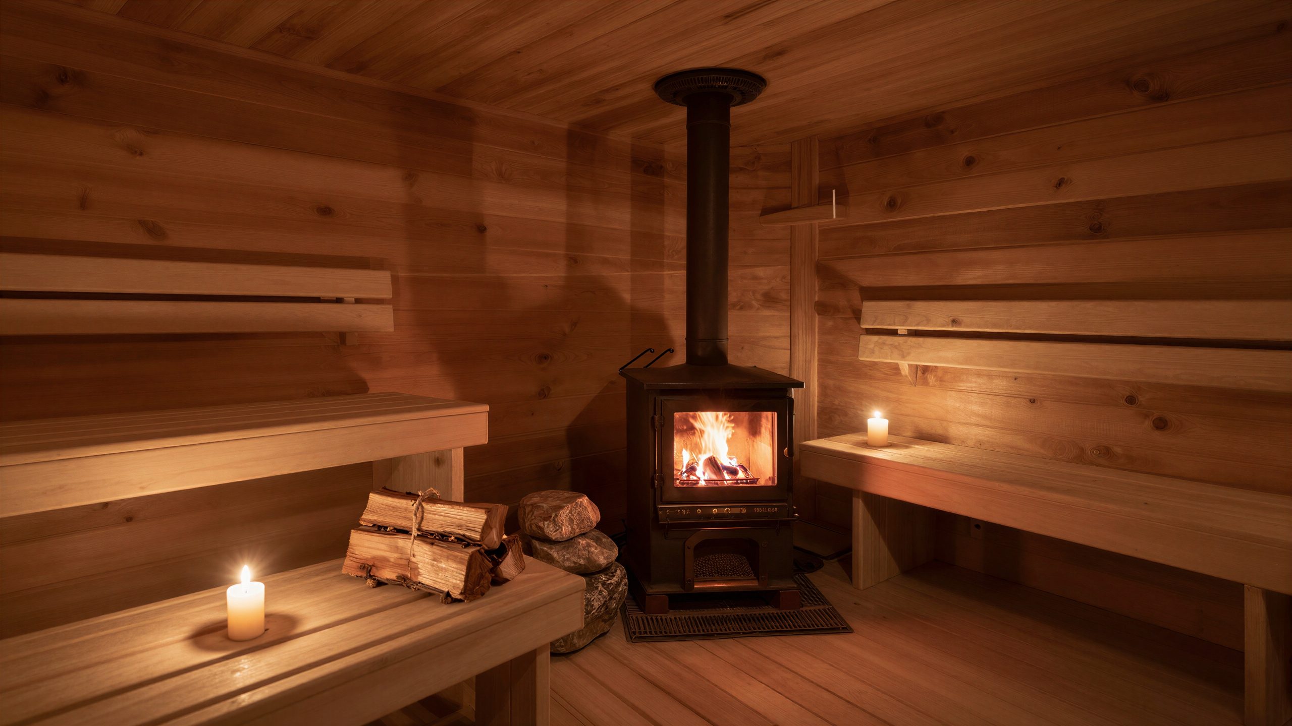 warm-wooden-sauna-interior-featuring-a-glowing-wood-burning-stove-and-candlelight